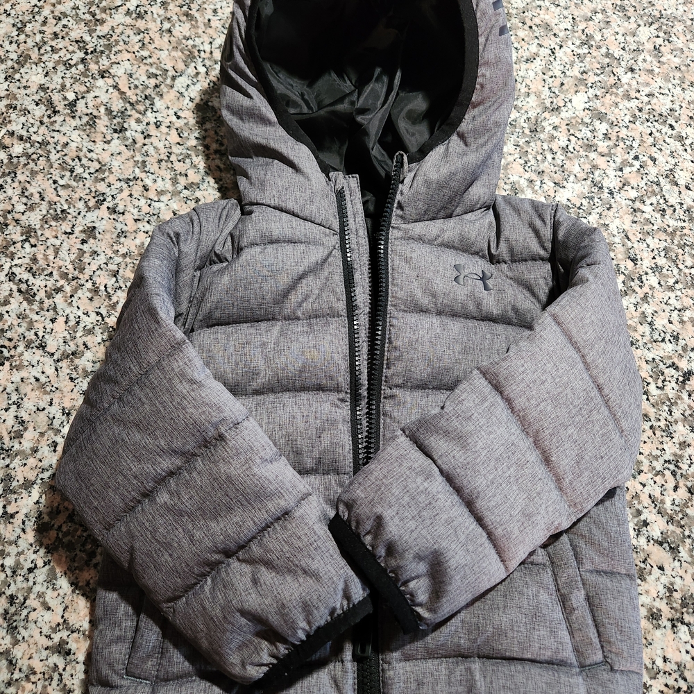 Under Armour Kids Charcoal Puffer Jacket